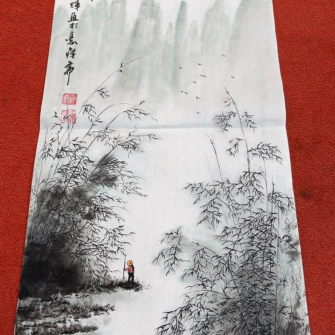 国画手绘国画作品