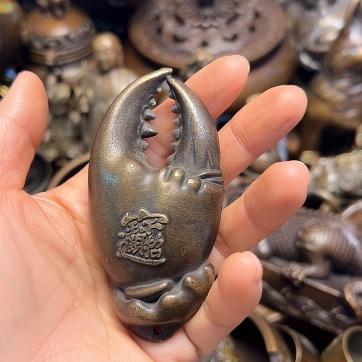 铜器摆件老王直播间
