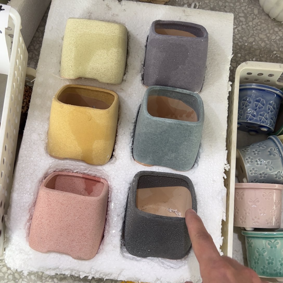 陶瓷陶瓷多肉花盆@@4