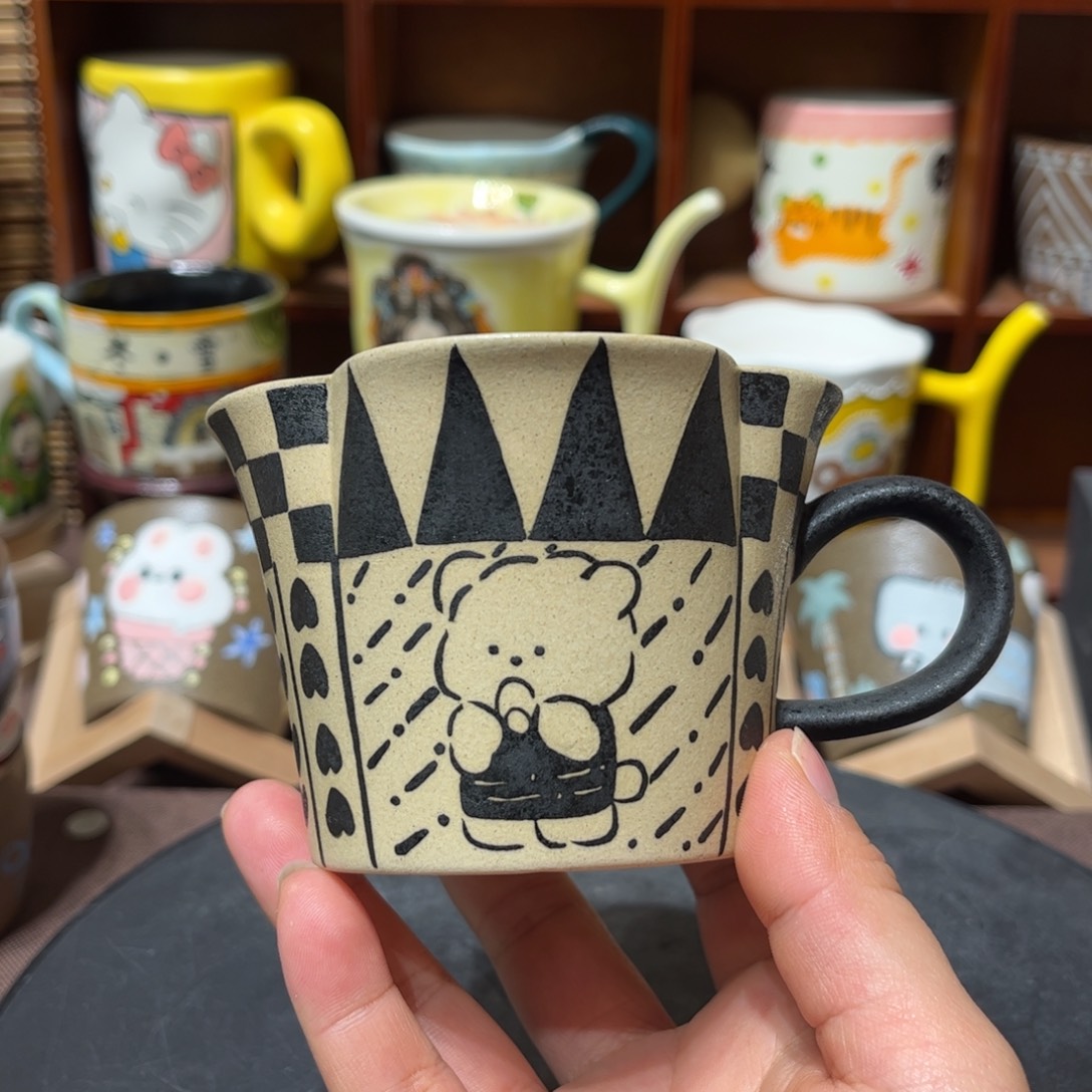 杯子陶景德镇陶瓷马克杯