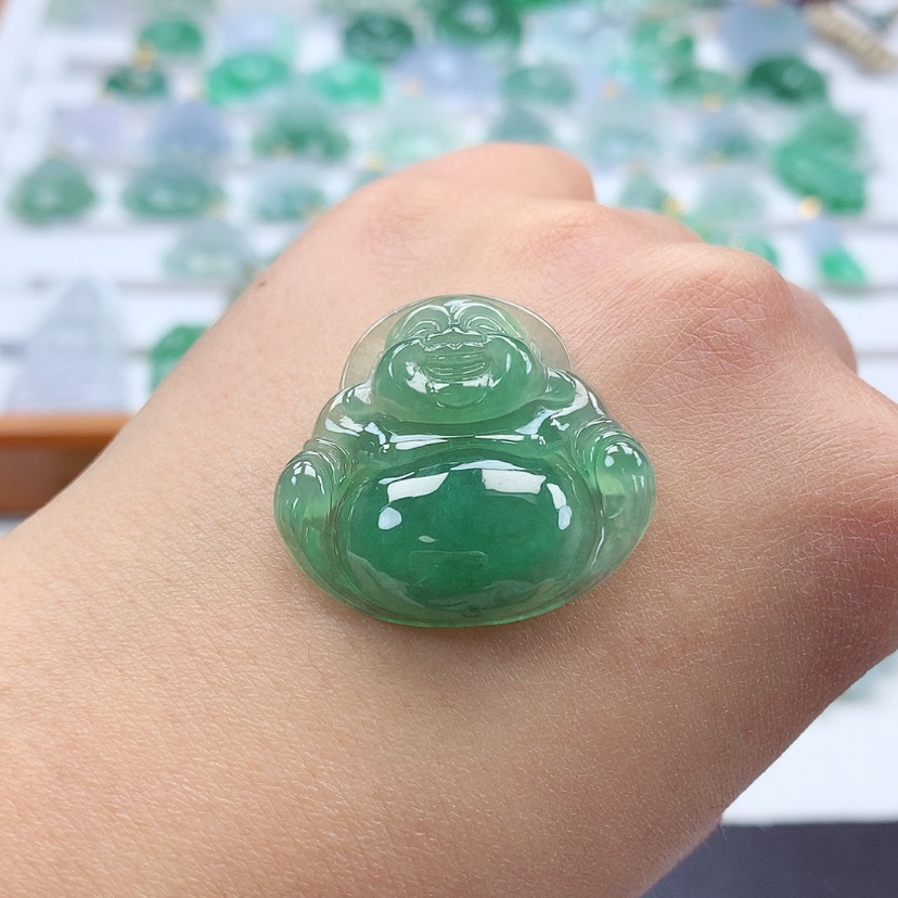 【闪购商品】翡翠吊坠(不含链)未镶嵌