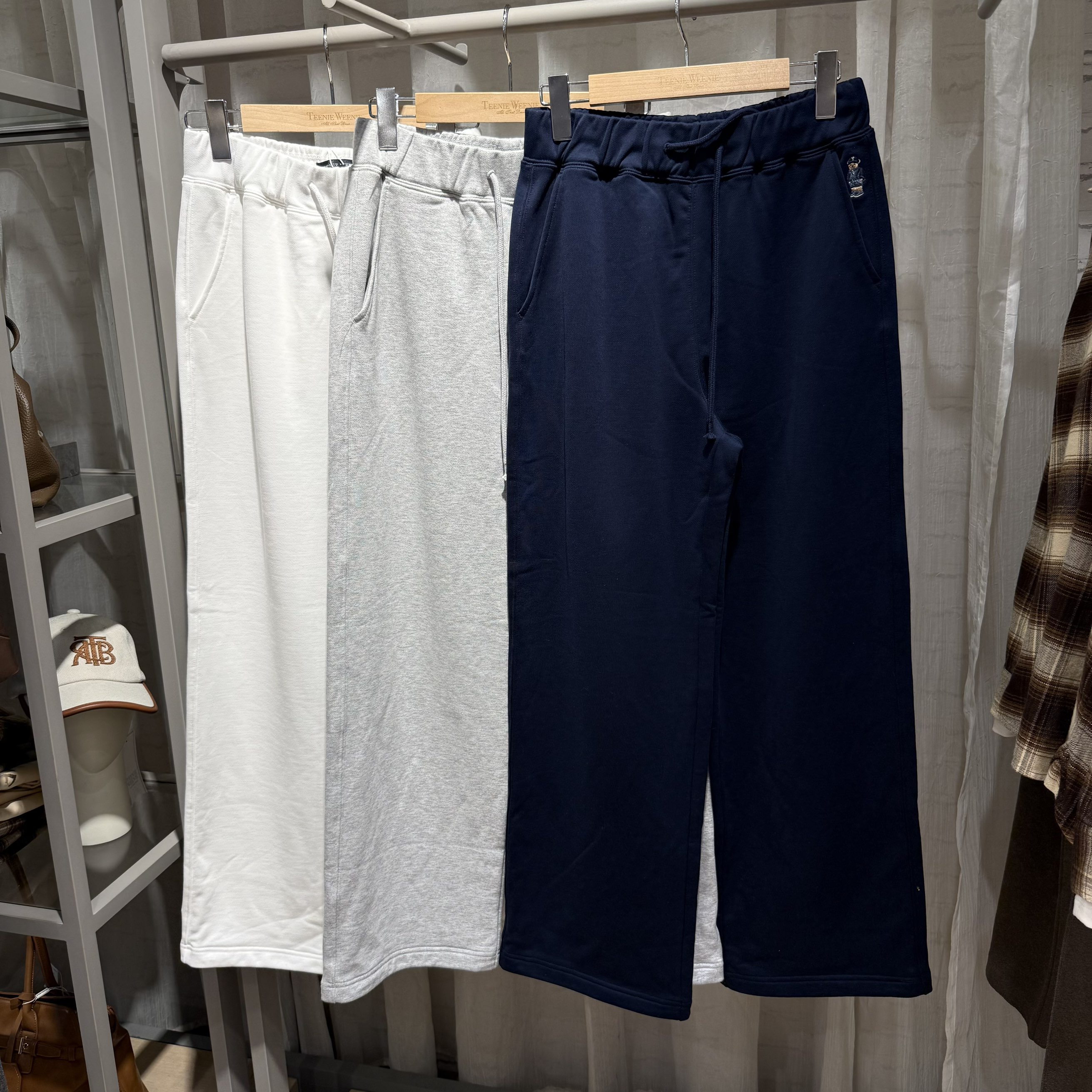 老钱风极简慵懒感亚麻直筒长裤百搭休闲显瘦TTTM2612C1E