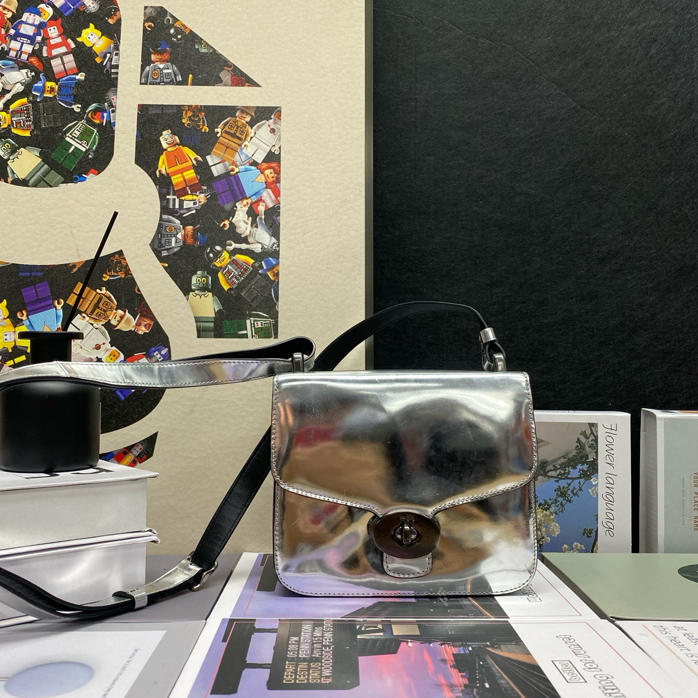 95新 COACH/蔻驰 22245斜挎包18*15