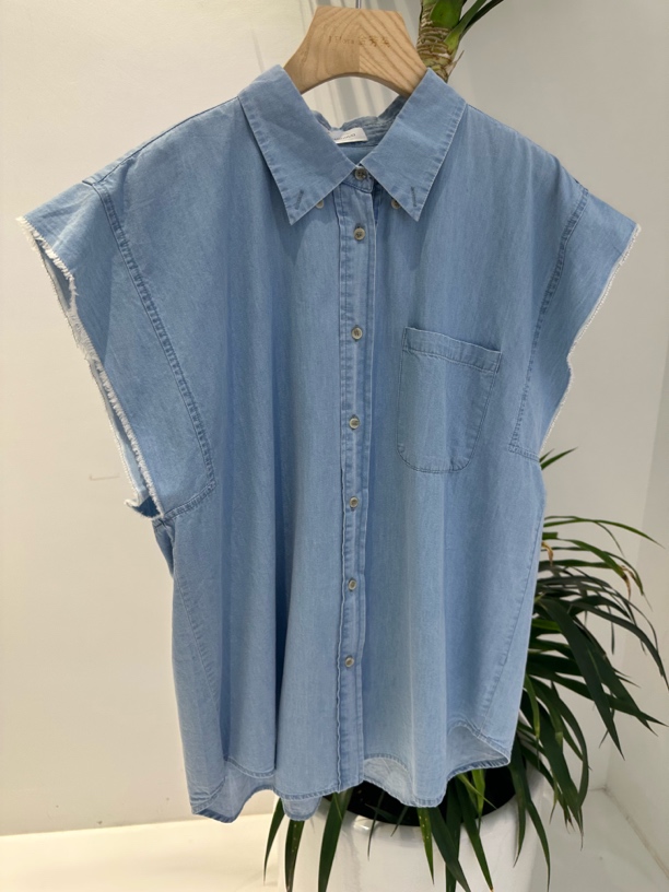 JFD夏季新款设计感休闲宽松显瘦短袖衬衫女法式风格上衣