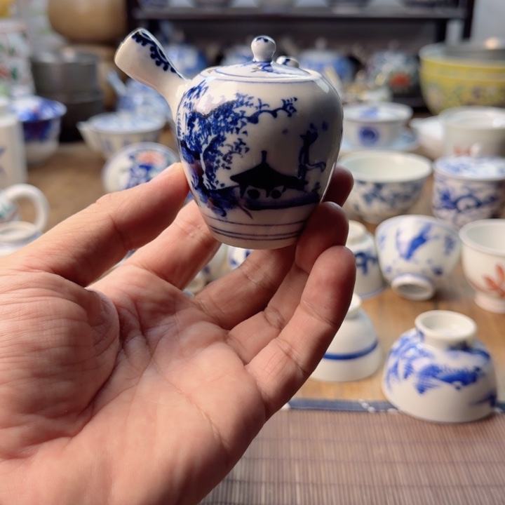 青花瓷器杯子茶具