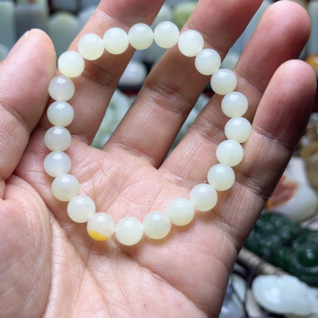 和田玉手链未镶嵌