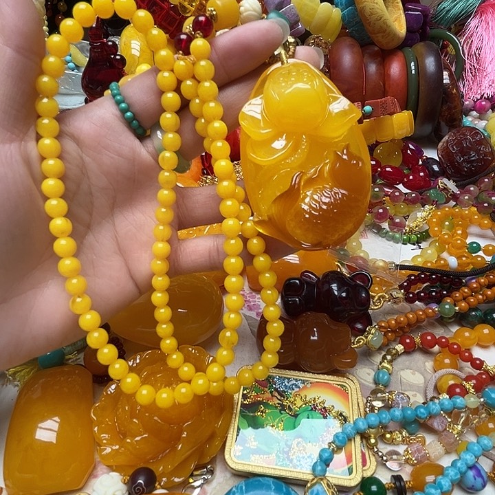 树脂制品1916鱼戏莲花