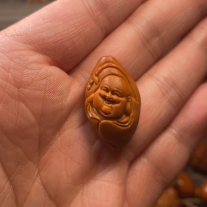 手串/手链橄榄核浮雕弥勒单子挂件1颗