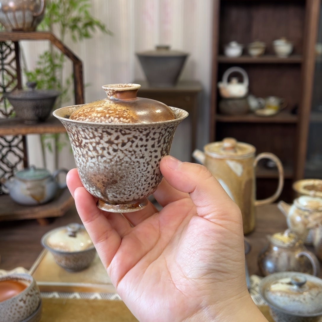 10中白仰钟盖碗精品