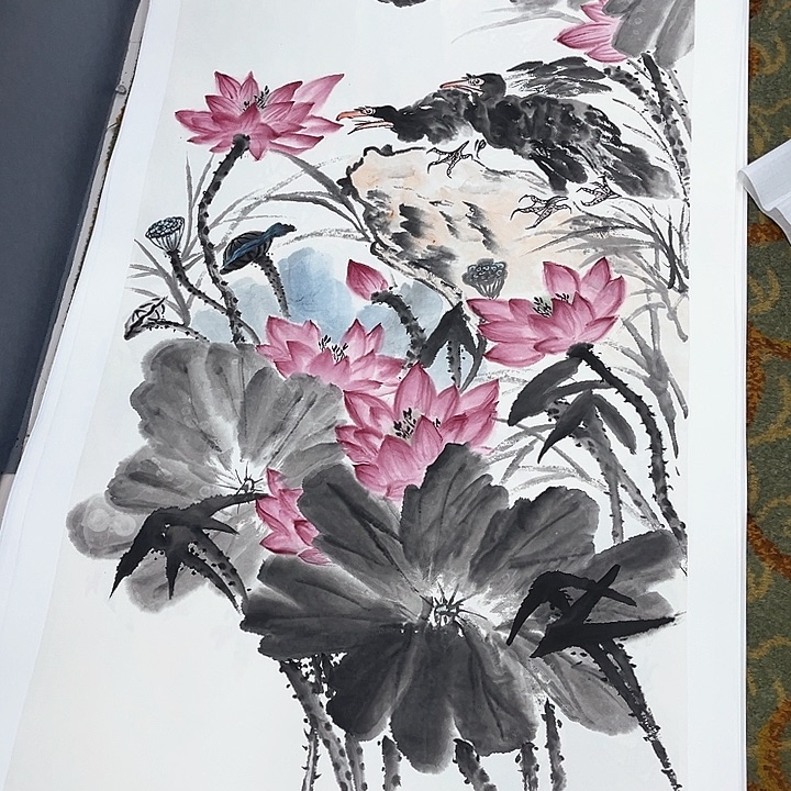 国画四尺整张崔鸣