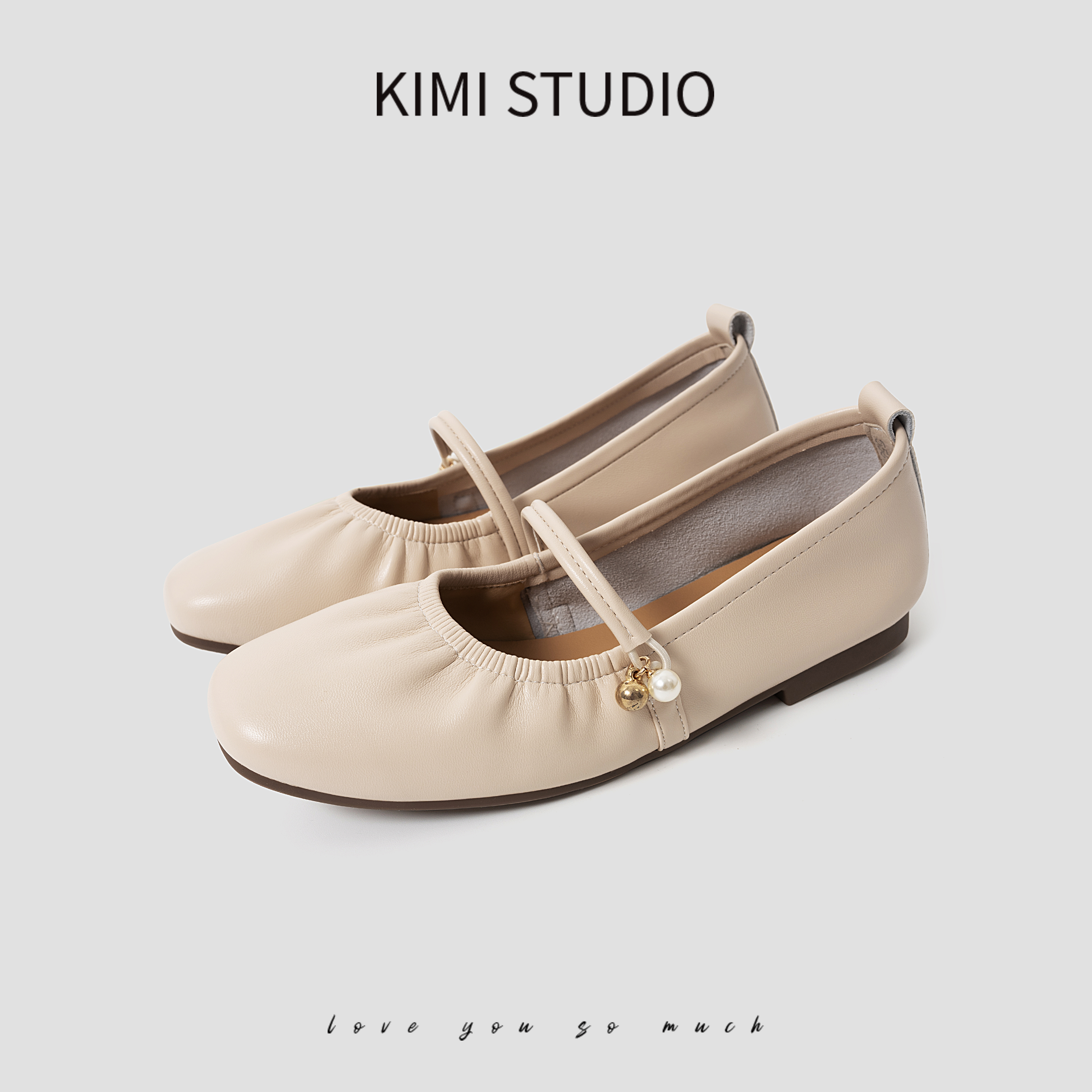 XZ25030   羊皮软底玛丽珍单鞋