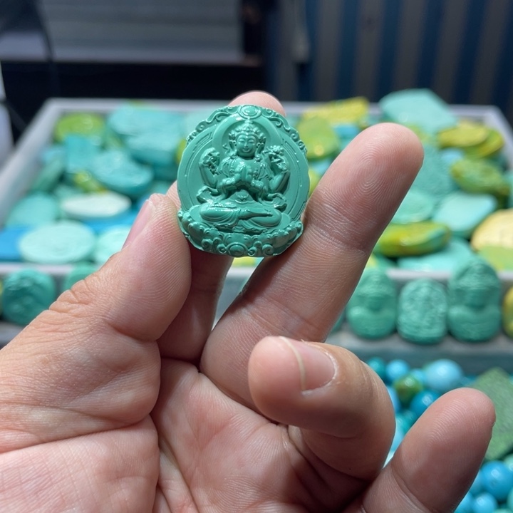 菱锰矿珠宝半成品未镶嵌