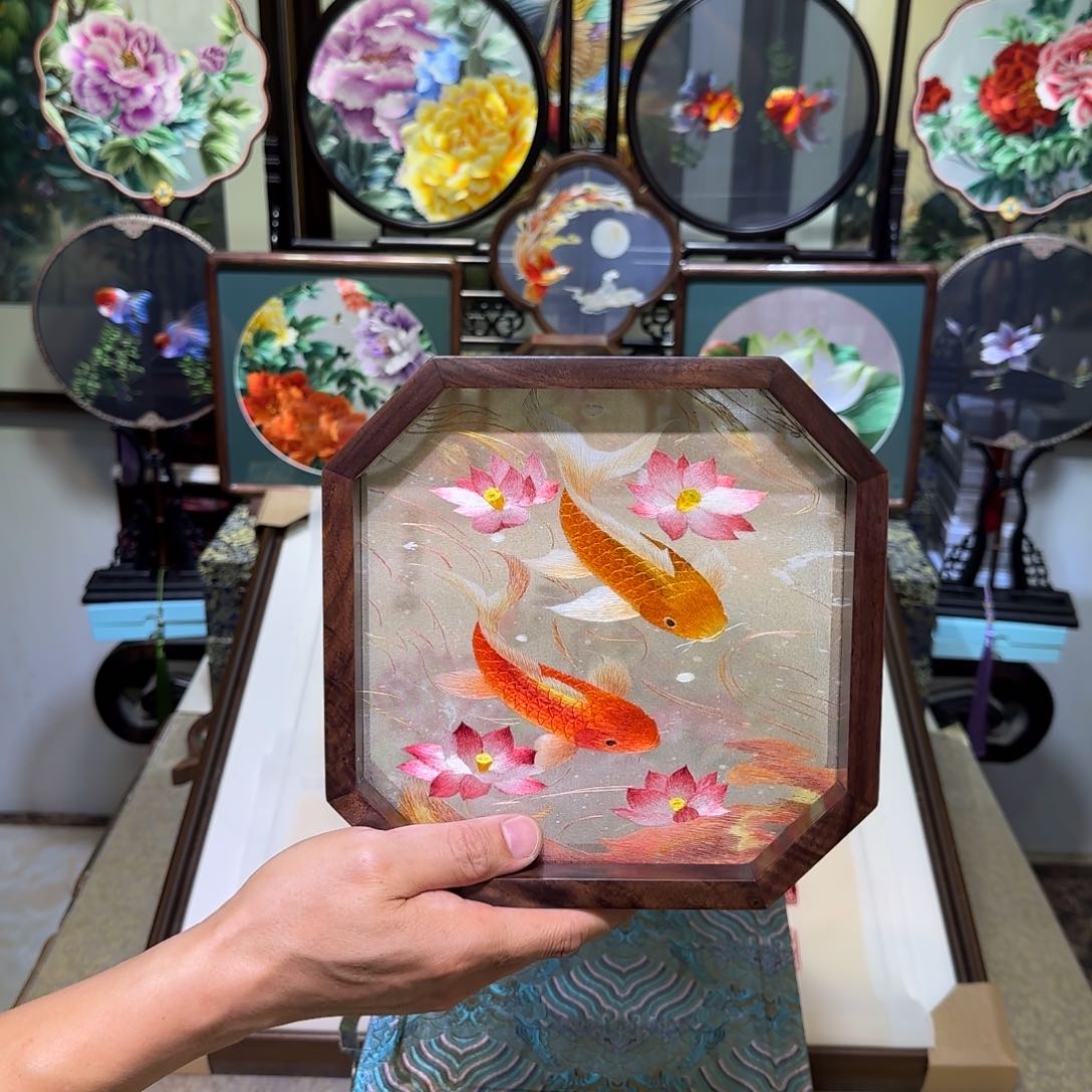 织绣刺绣工艺精湛独特