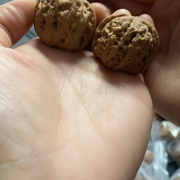 把件文玩核桃34.5闷尖石墩小众