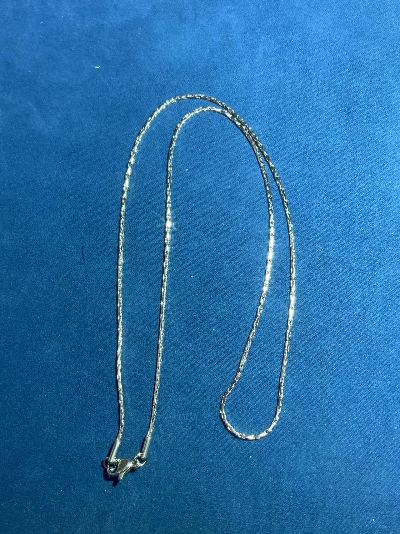 a1242白色蛇骨项链多样性发货