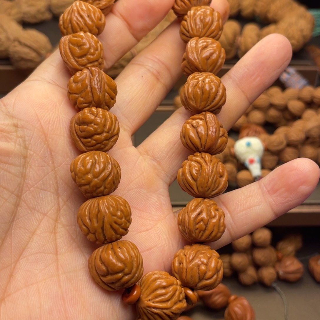 手串桃核龙纹桃核39