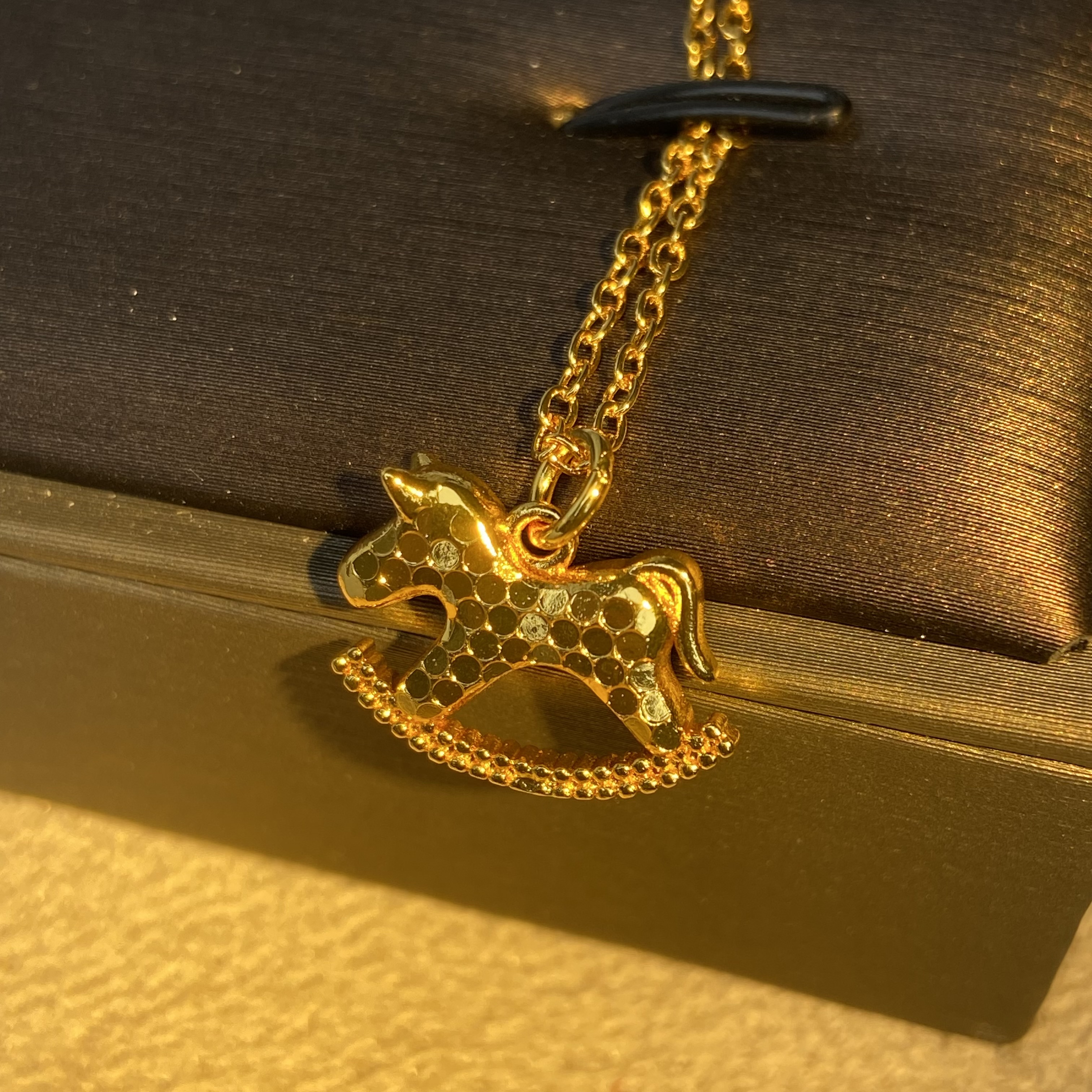  6762【项链】轻奢精品金色女士项链