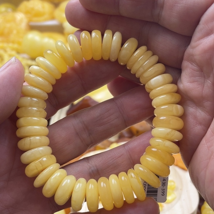 蜜蜡手串未镶嵌手串