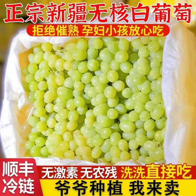 x【顺丰次日达】5斤更划算新疆吐鲁番无核白葡萄纯甜应季新鲜水果新疆维吾尔自治区新疆维吾尔自治区