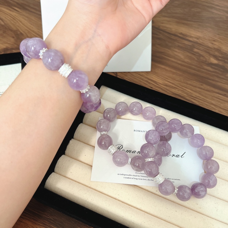 X814[蒲公英3.0 ]紫兔毛手链高端轻奢手串多样性发一