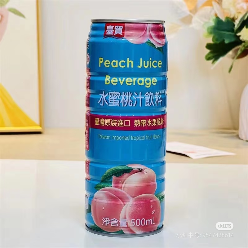台贸 水蜜桃果汁500ml/罐