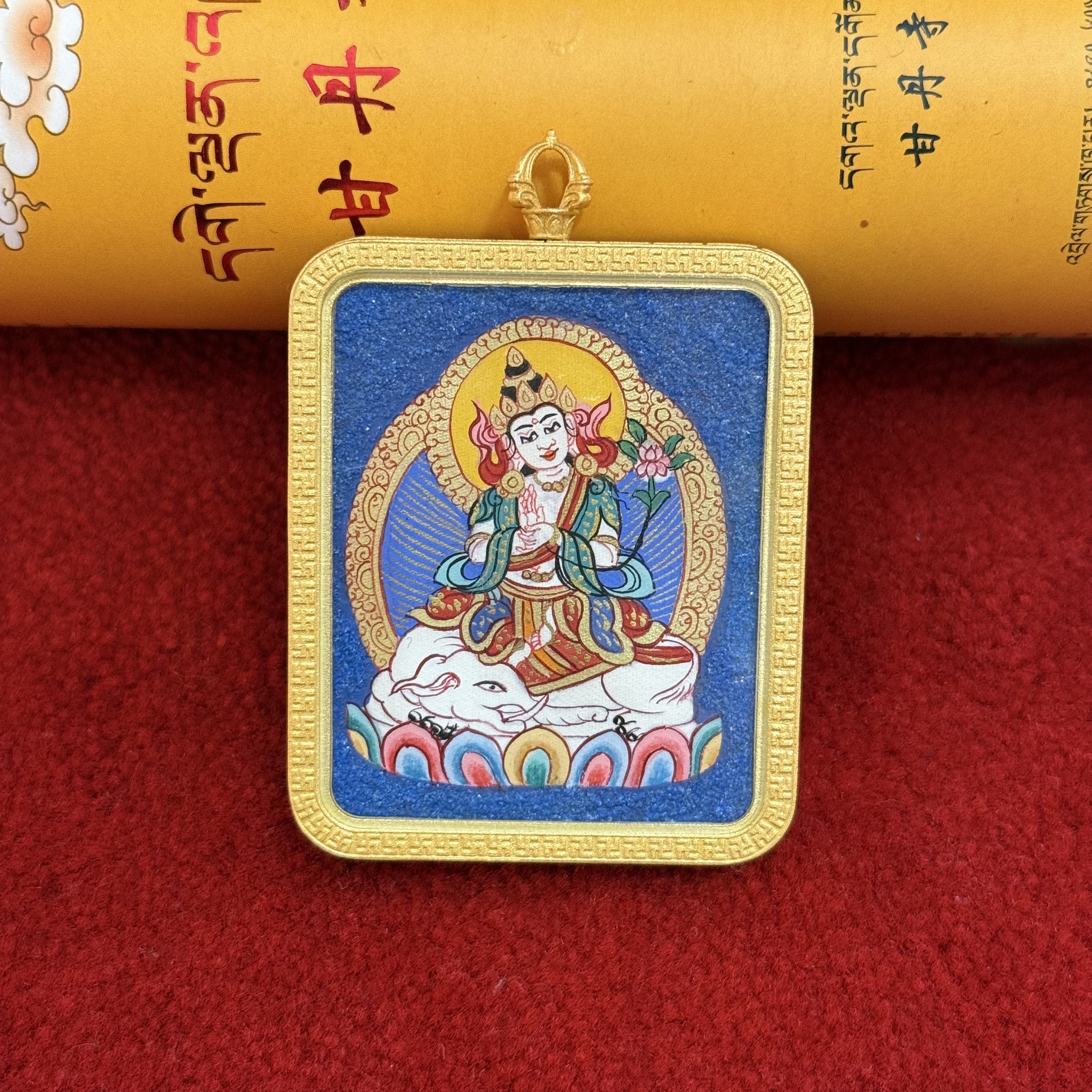 【罗藏热杰 | 普贤】热贡非遗唐卡
