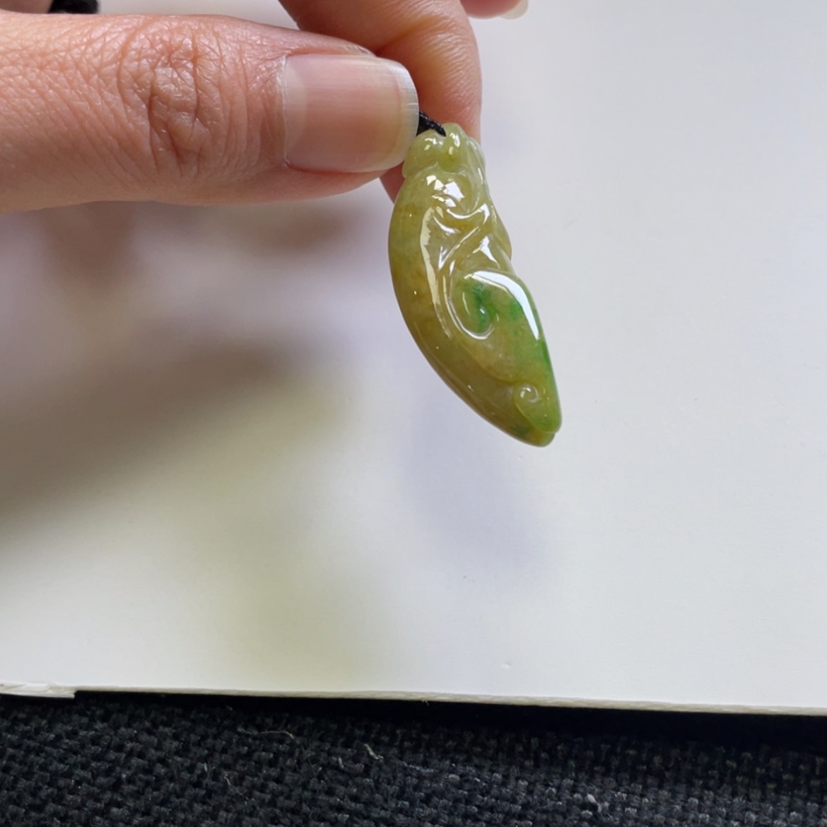 【闪购商品】翡翠未镶嵌吊坠(不含链)黄➕绿福瓜