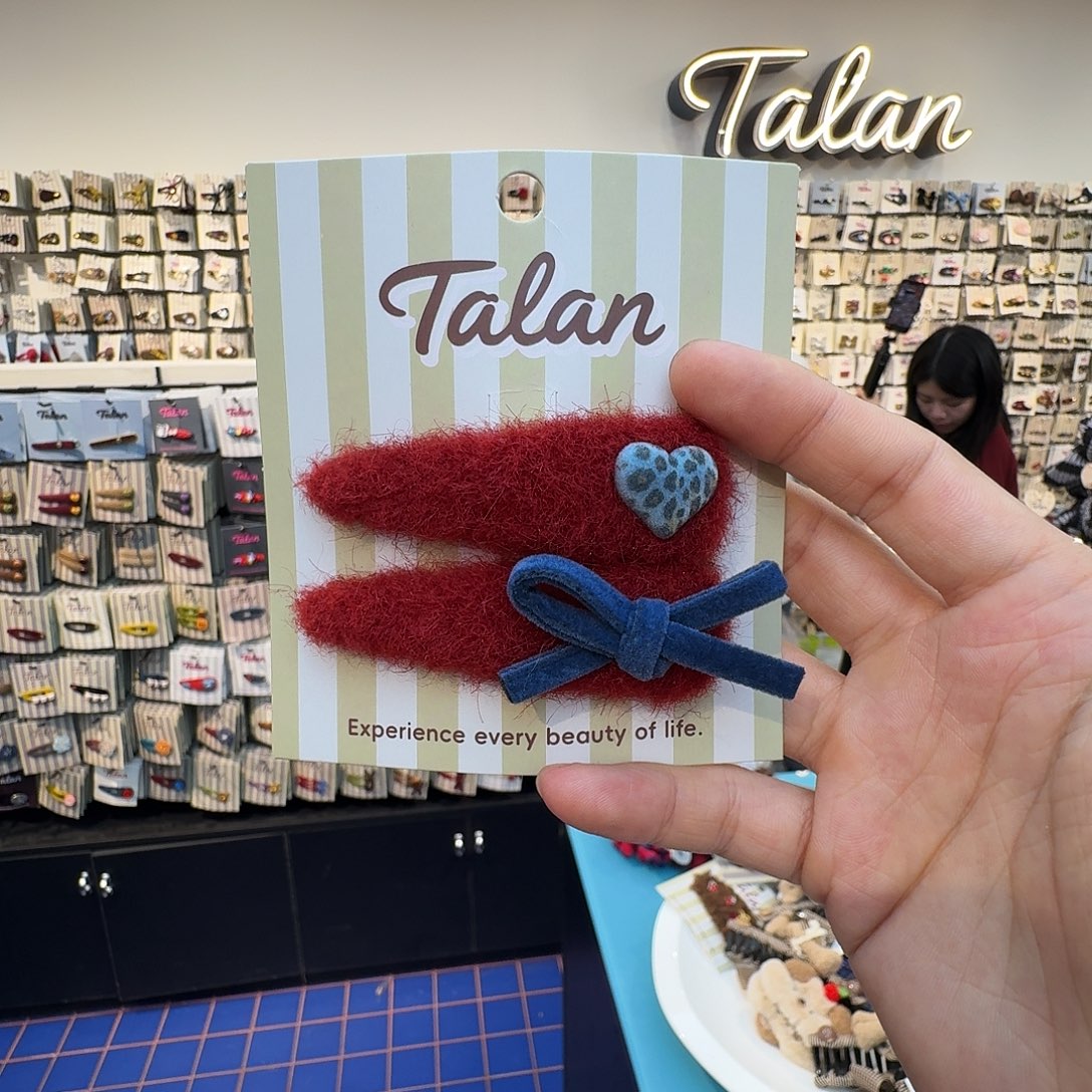 布艺非金属红色对夹