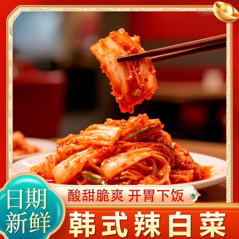 延边朝鲜族特色辣白菜甜辣脆爽下饭小泡菜