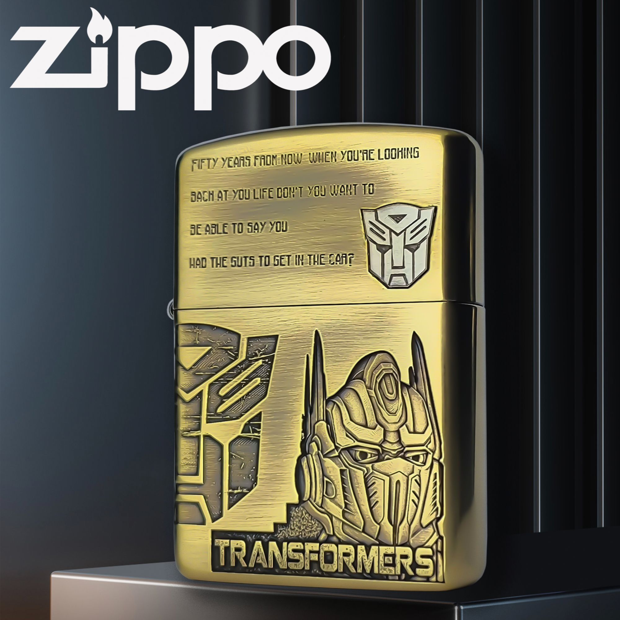 ZIPPO/之宝打火机 变形金刚博派 162盔甲机 DY16801ZM【之魅独家】