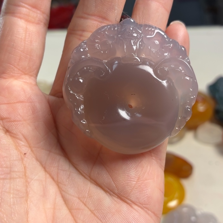 玛瑙/玉髓未镶嵌吊坠(不含链)