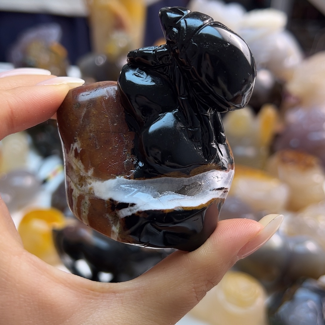 玛瑙/玉髓未镶嵌颈饰