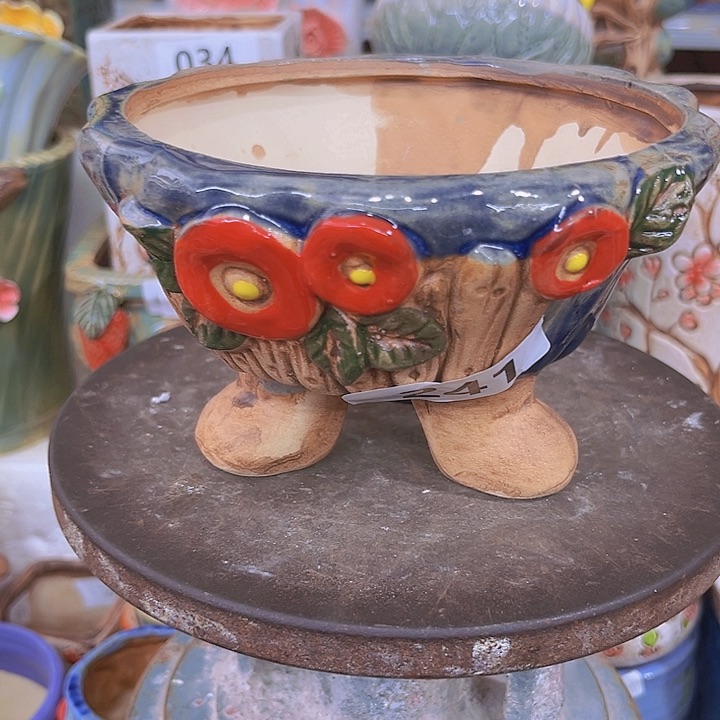 紫砂花盆粗陶材质与多肉花盆