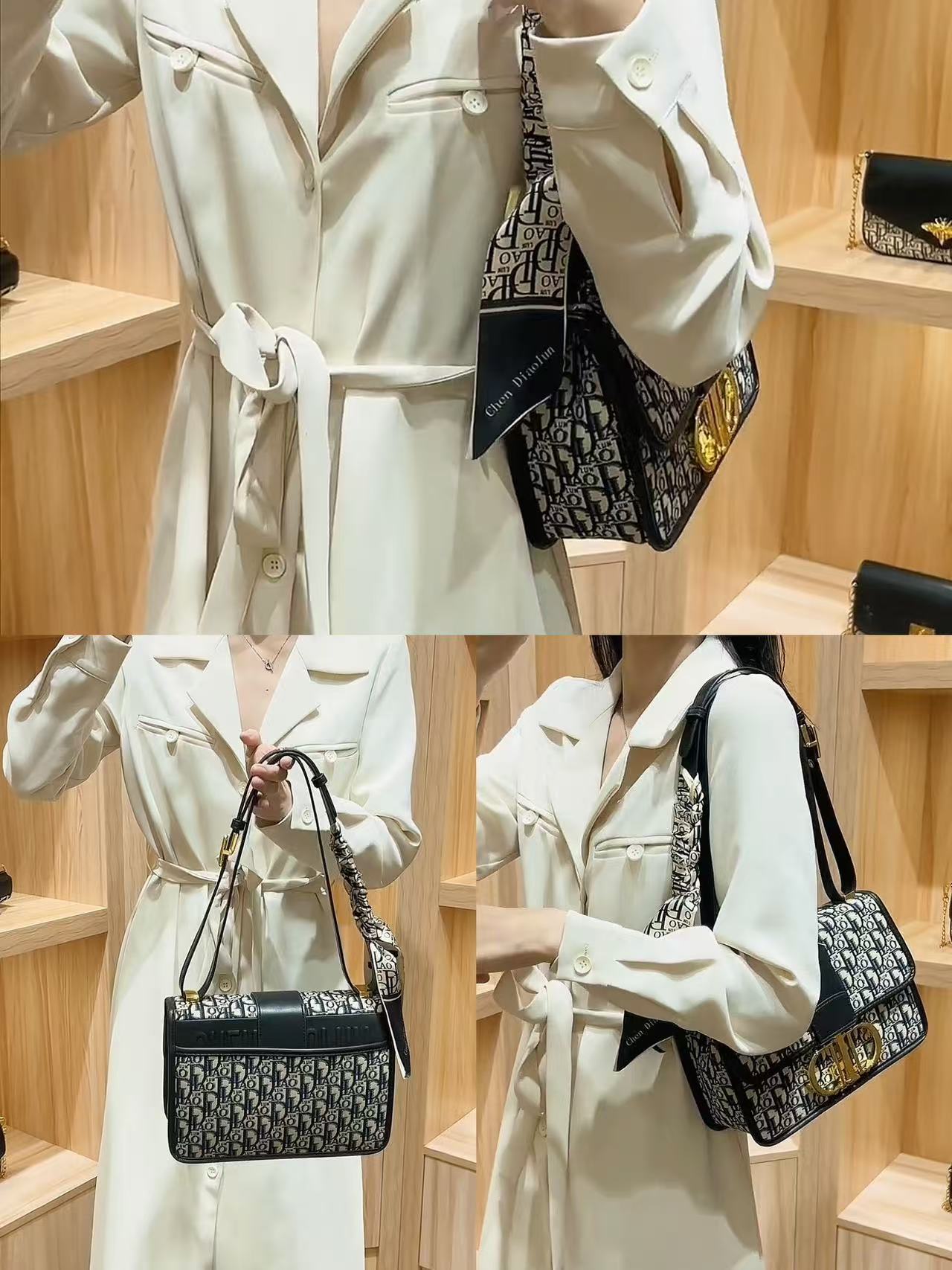 （蒙田）轻奢包包单肩包挎包拎包休闲包包配件2