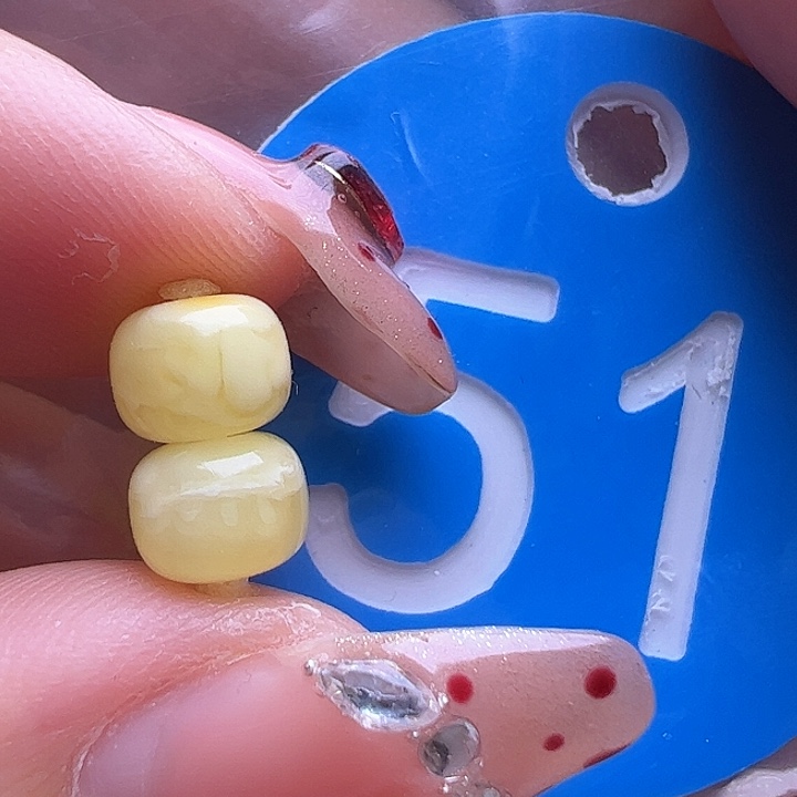 未镶嵌蜜蜡裸石6mm老型