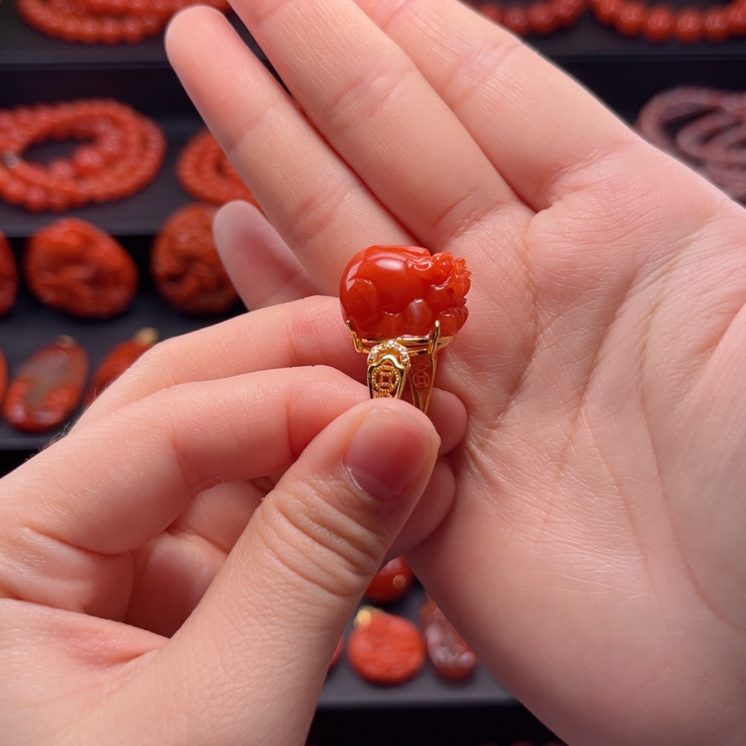 南红玛瑙多圈银S925镶嵌