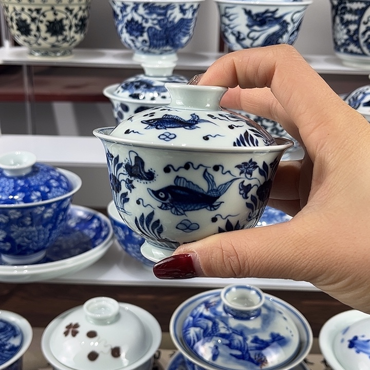 景德镇溪山居手工手绘