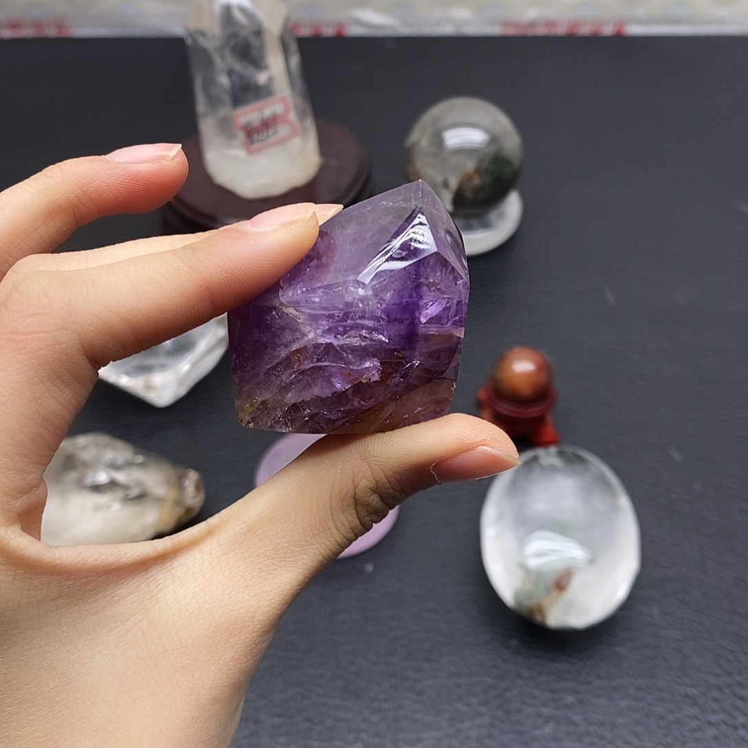 水晶未镶嵌珠宝半成品244水晶石