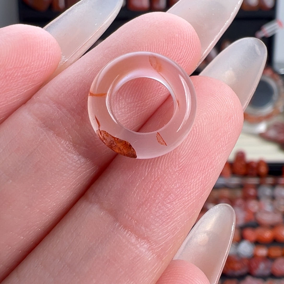 南红玛瑙未镶嵌颈饰跑环