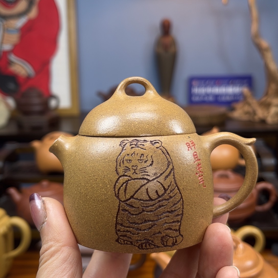 紫砂茶具半手工制作