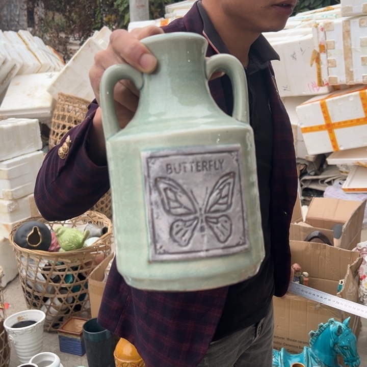 瓶高度23厘米口径5厘米微瑕捡漏