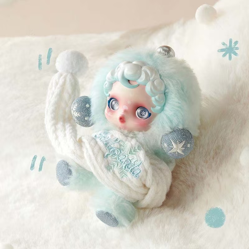 SP冬日乐章毛绒搪胶潮玩盲盒直播拆盒正版周边挂件labubu新年现货