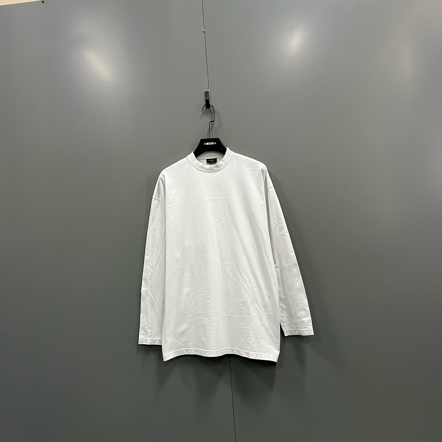 未使用 Balenciaga/巴黎世家 白色圆领休闲长袖 1码/98新/206629