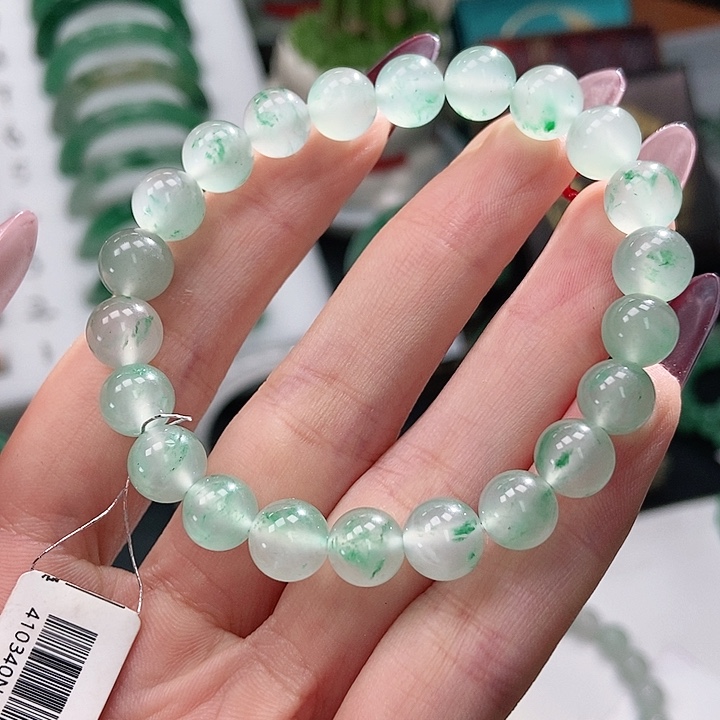 石英质玉手串未镶嵌天然A货非洲翠珠串