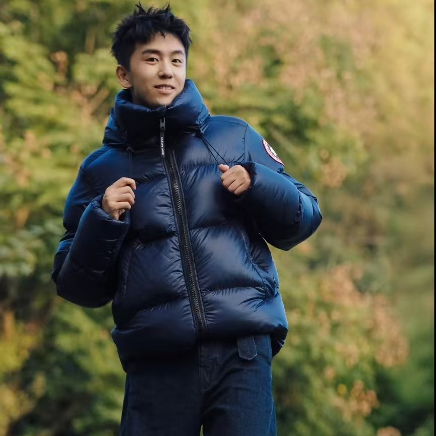 大鹅冬季外套男士羽绒风极简风朋克风常规款经典秋冬保暖加厚