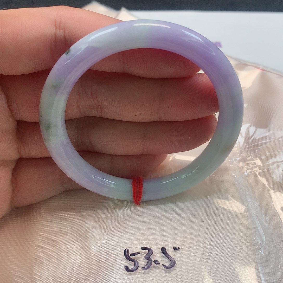 翡翠手镯（圆镯）未镶嵌338号