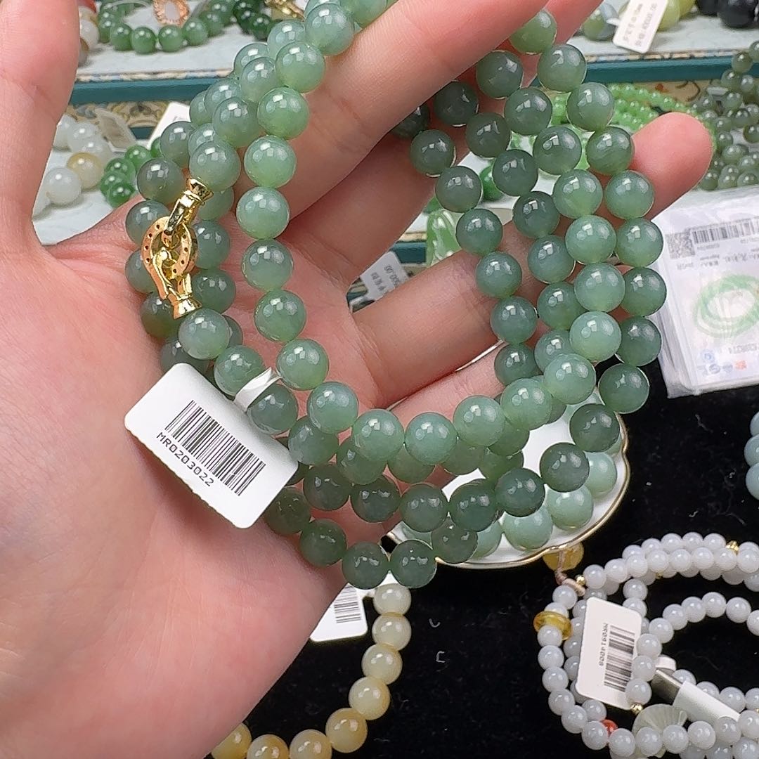 和田玉手串未镶嵌J**y