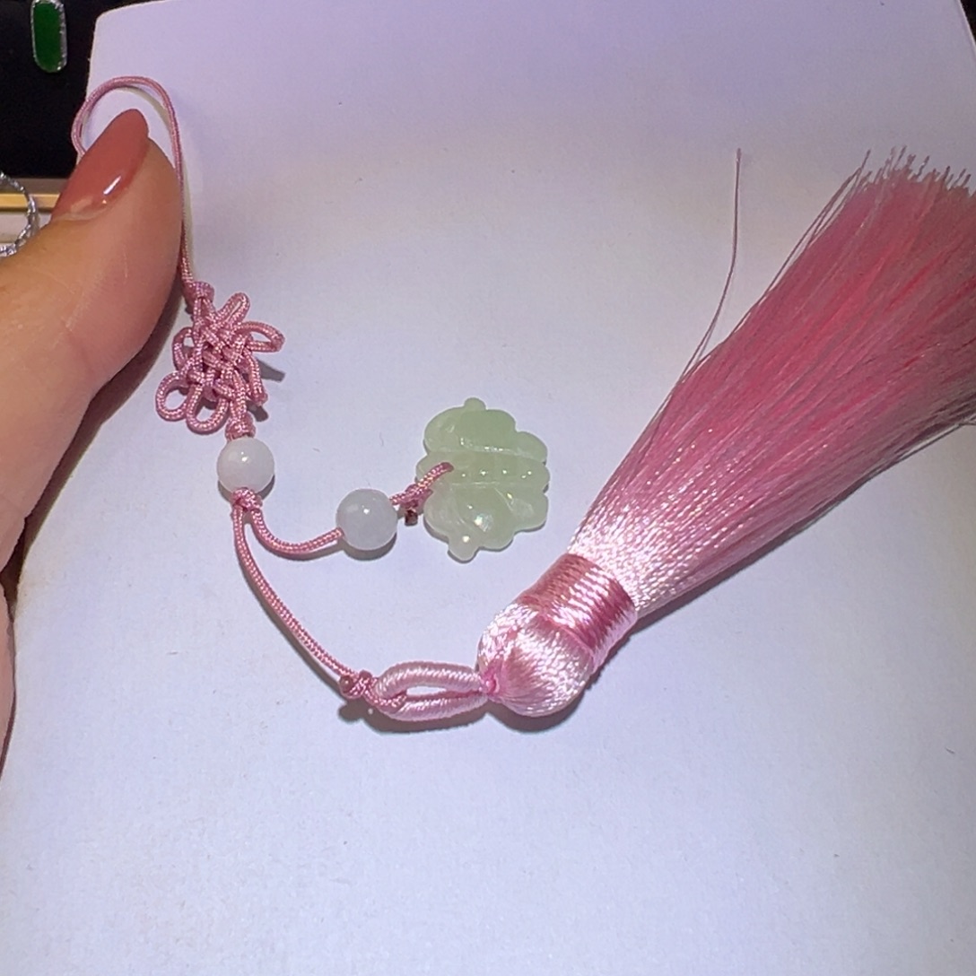 翡翠耳饰未镶嵌吊坠