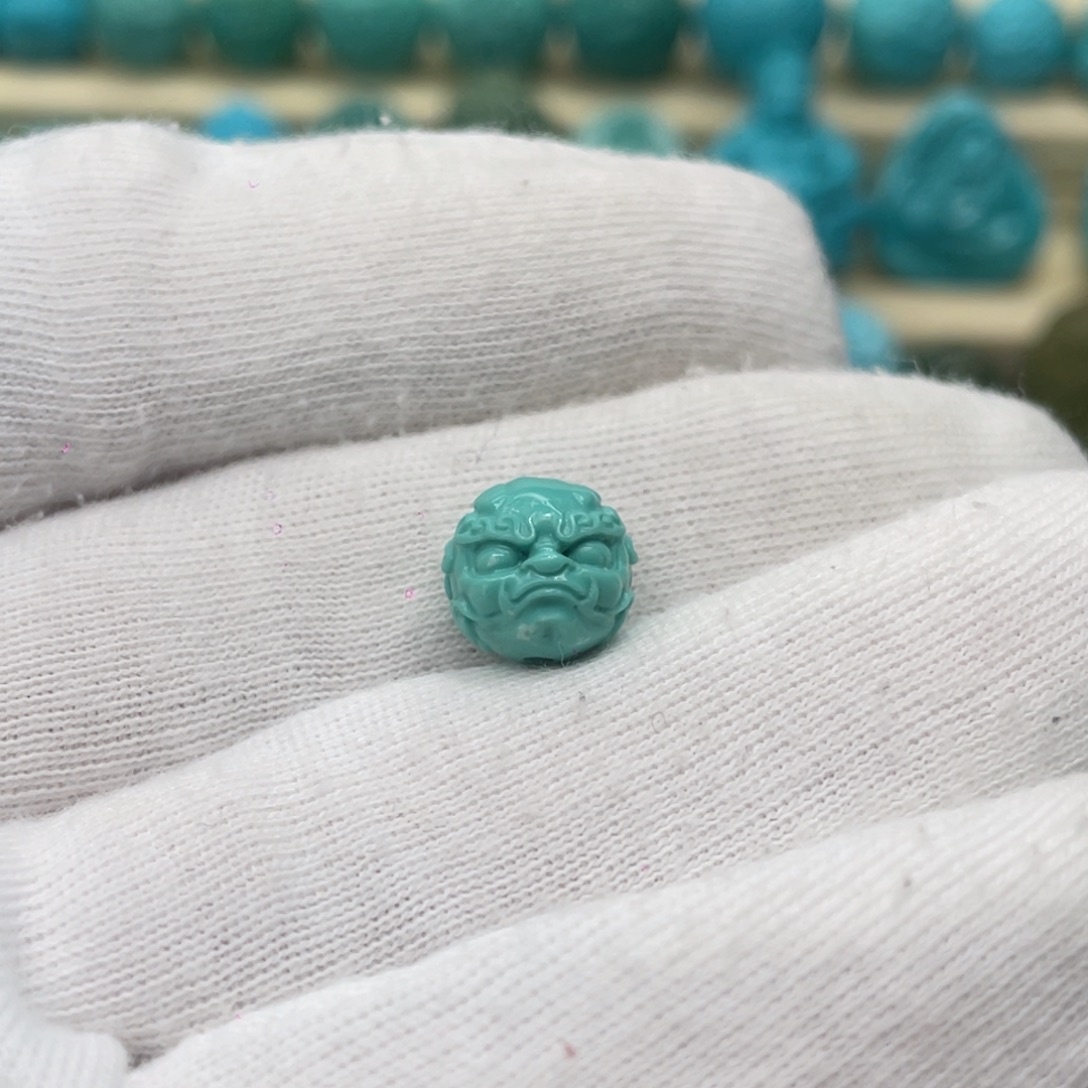 绿松石未镶嵌套链卡10.2