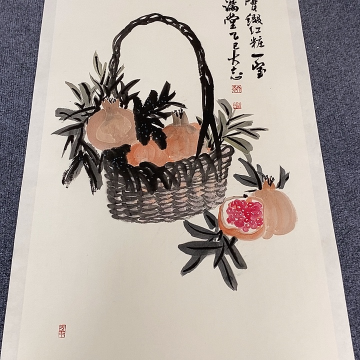 国画纯手绘国画写意作品50*100